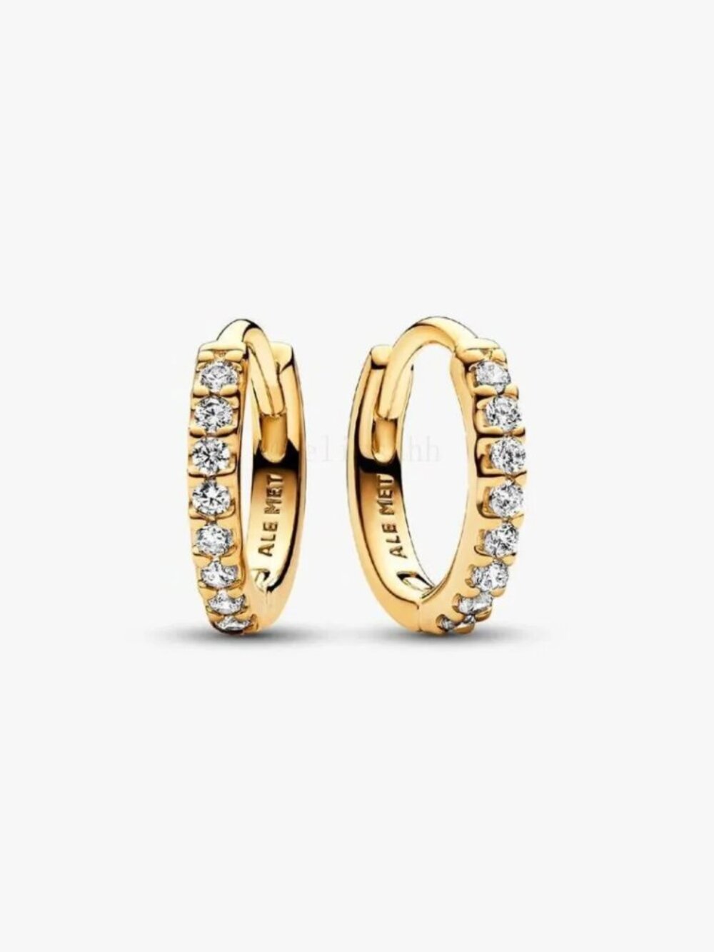 Pandora Sparkling Huggie Hoop Earrings